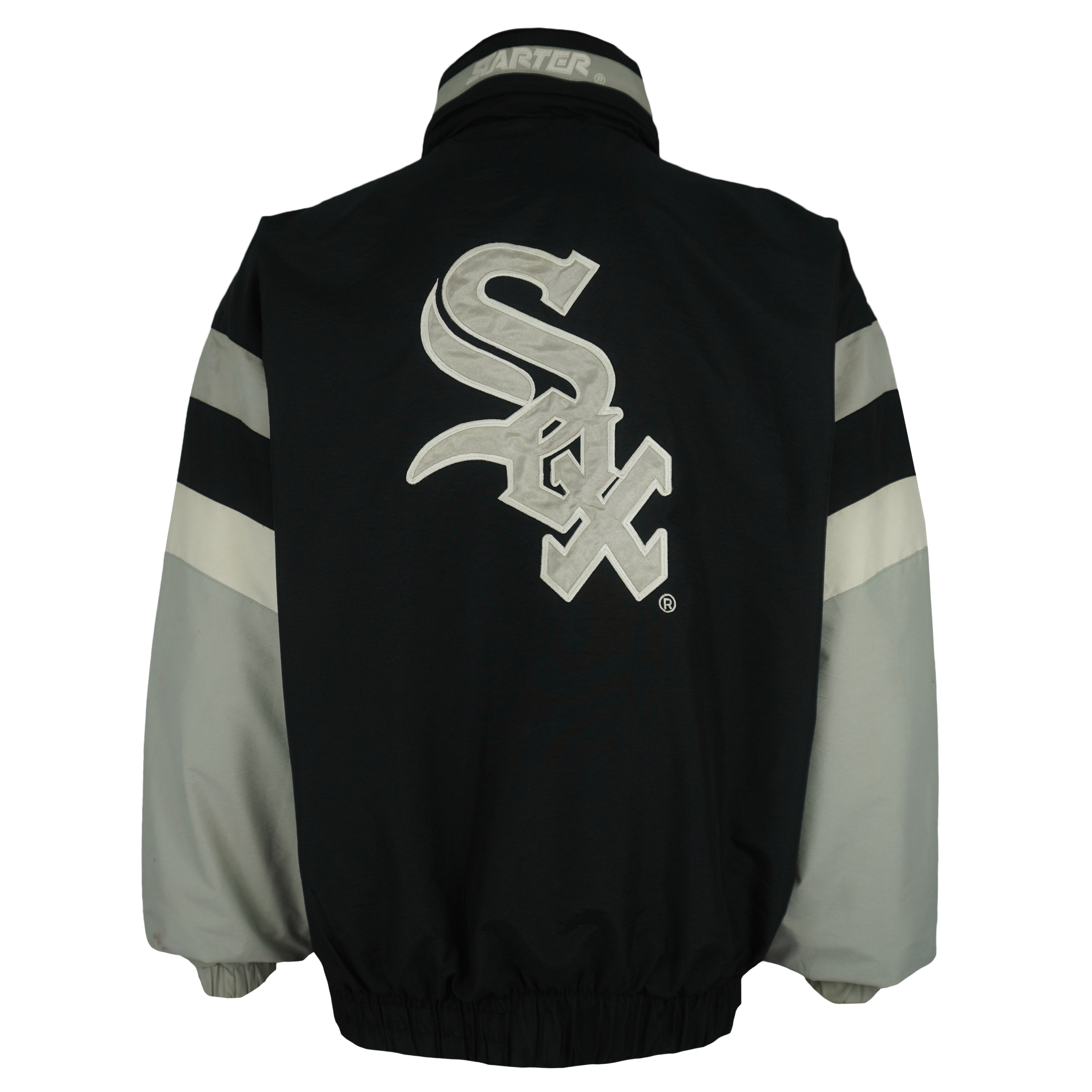 Starter - Chicago White Sox Pullover Windbreaker 1990s Large Vintage Retro Baseball