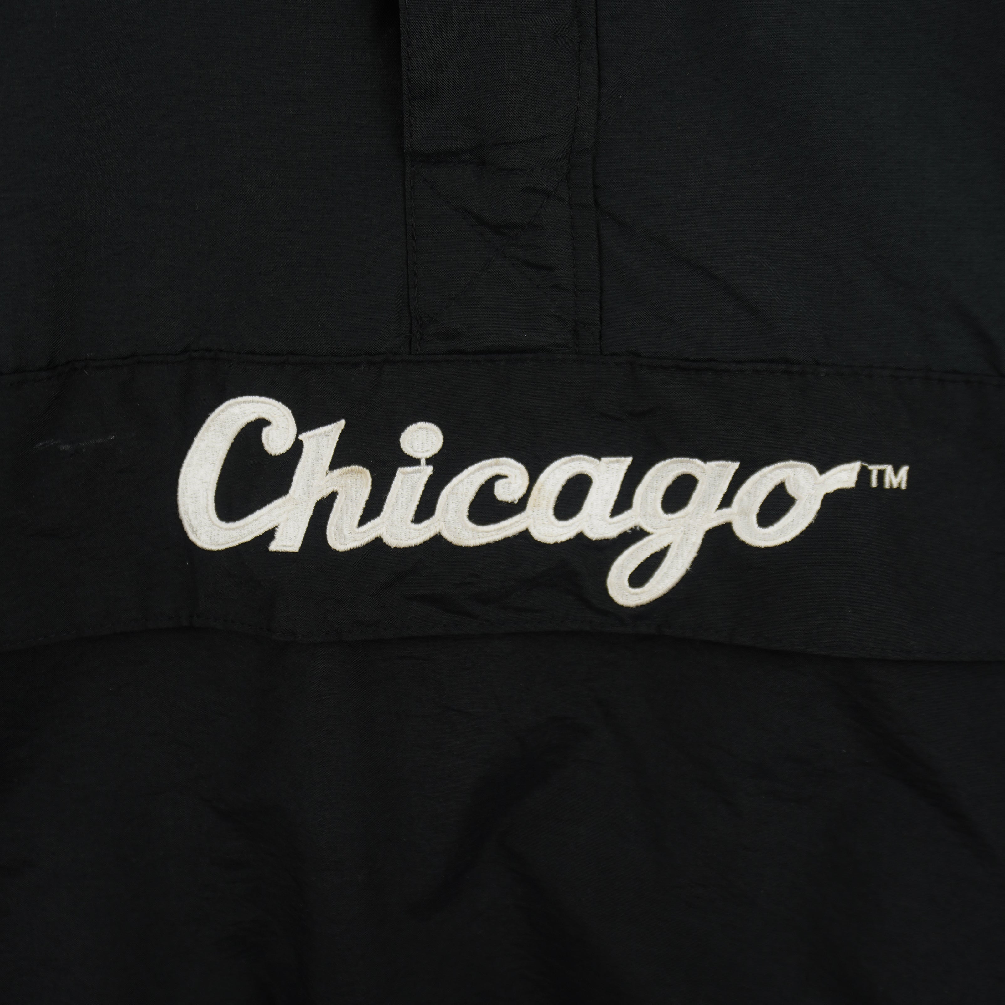Starter - Chicago White Sox Pullover Windbreaker 1990s Large Vintage Retro Baseball