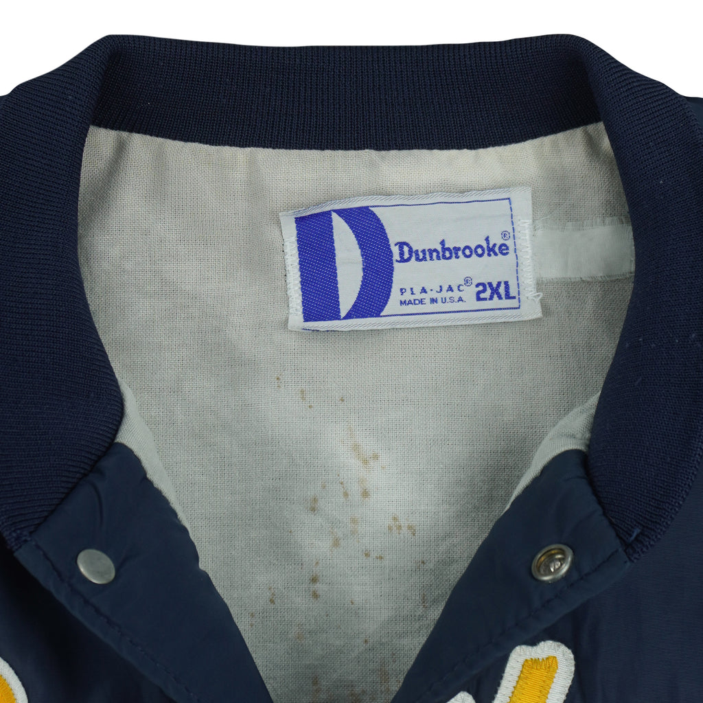 Vintage (Dunbrooke) - Panthers Embroidered Satin Jacket 1990s XX-Large