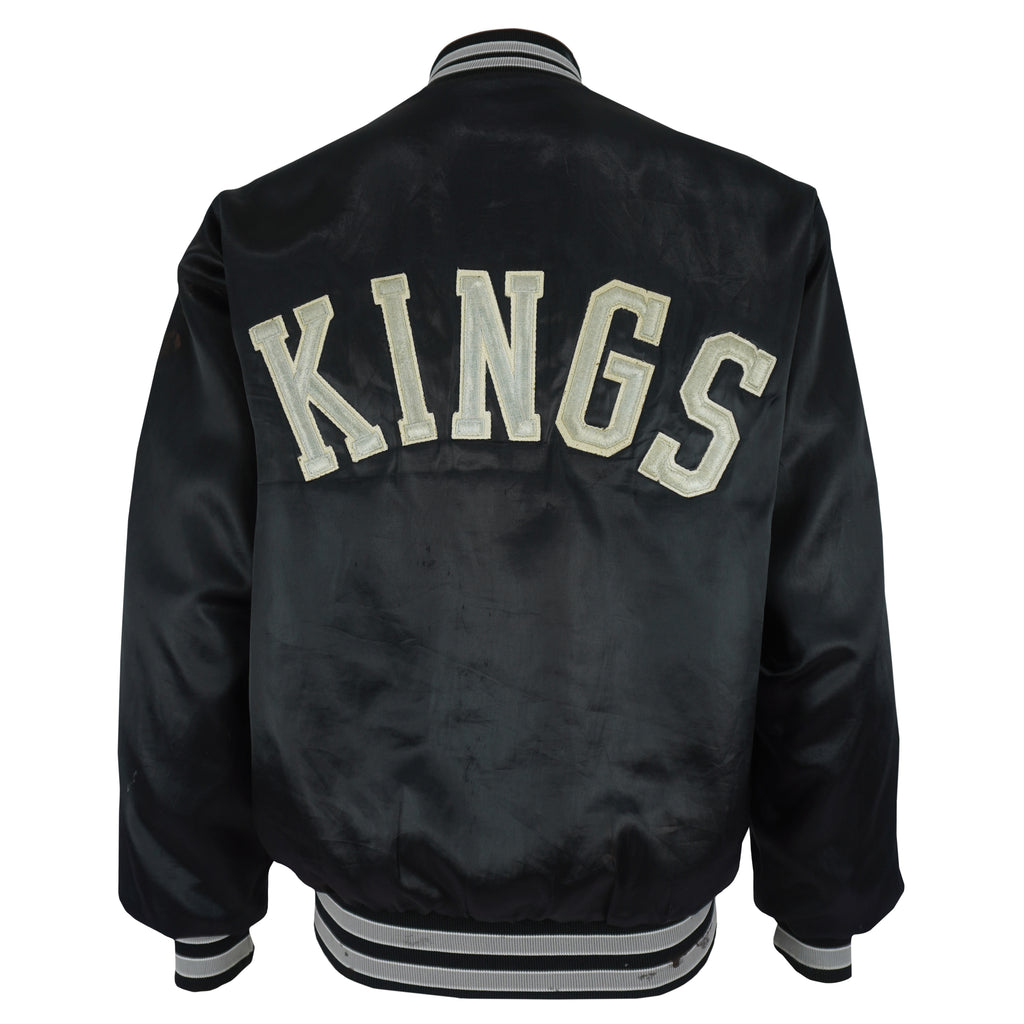 NHL (Swingster) - Los Angeles Kings Satin Jacket 1990s Medium Vintage Retro Hockey