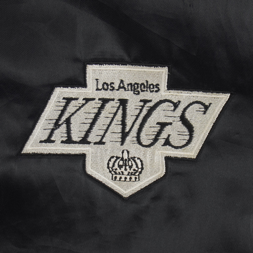 NHL (Swingster) - Los Angeles Kings Satin Jacket 1990s Medium Vintage Retro Hockey