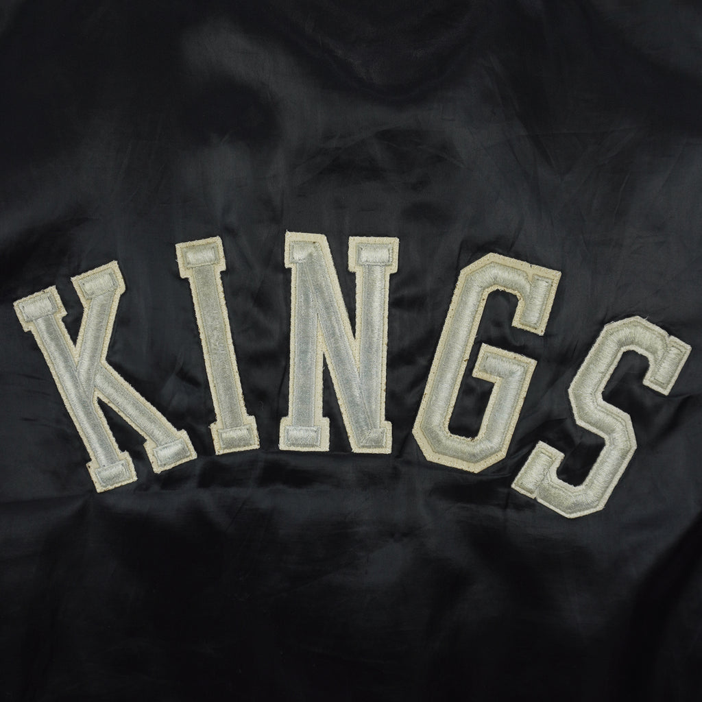 NHL (Swingster) - Los Angeles Kings Satin Jacket 1990s Medium Vintage Retro Hockey