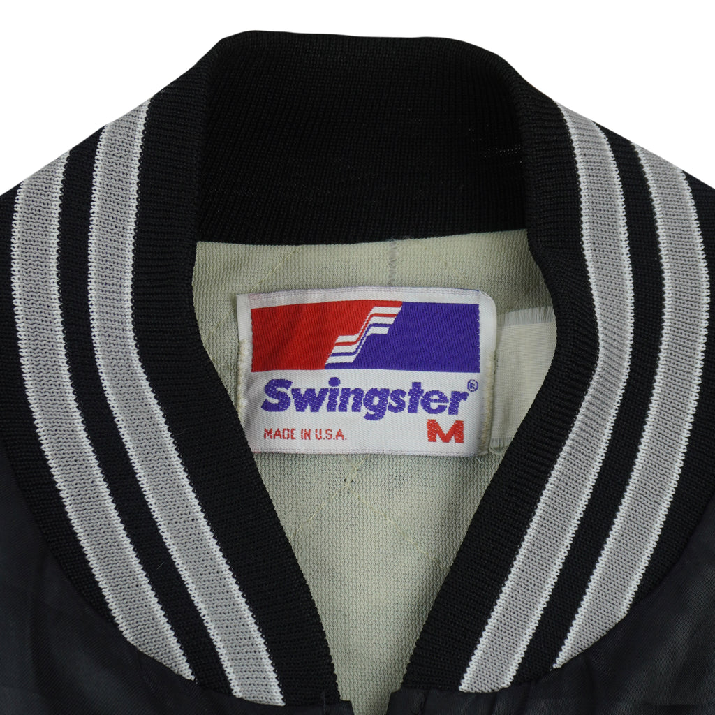 NHL (Swingster) - Los Angeles Kings Satin Jacket 1990s Medium Vintage Retro Hockey