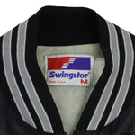 NHL (Swingster) - Los Angeles Kings Satin Jacket 1990s Medium Vintage Retro Hockey