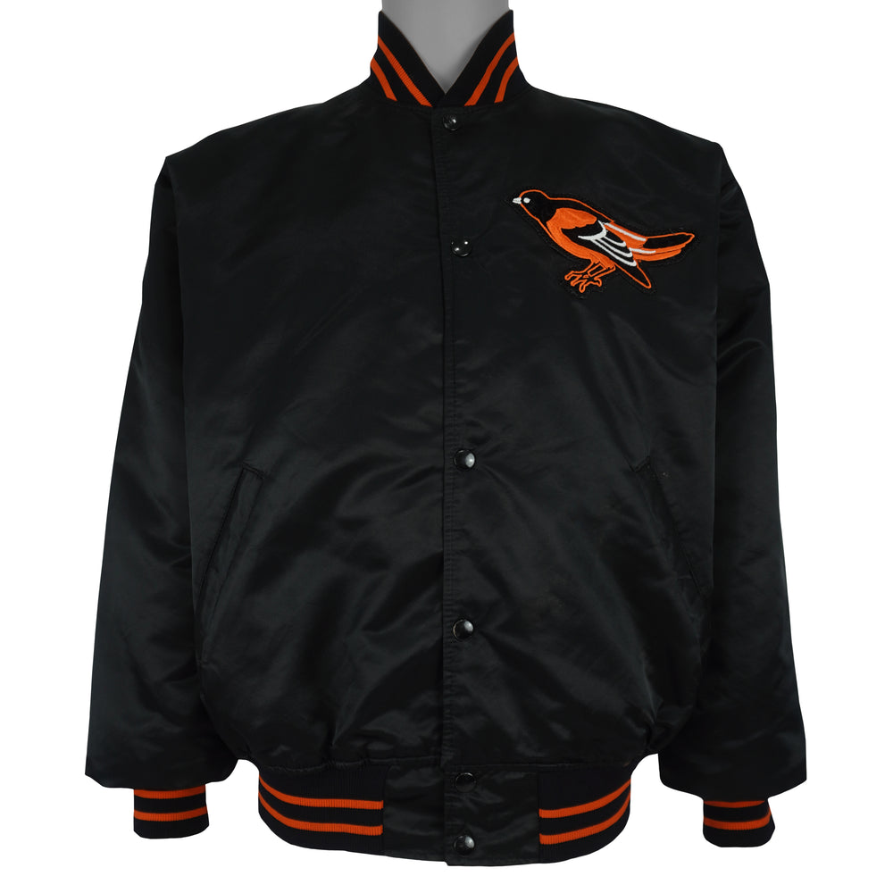 Starter (Diamond Collection) - Baltimore Orioles Satin Jacket 1990s Large Vintage Retro Baseball