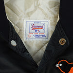 Starter (Diamond Collection) - Baltimore Orioles Satin Jacket 1990s Large Vintage Retro Baseball