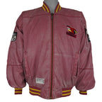 NFL (Campri) - Phoenix Cardinals Spell-Out Varsity Jacket 1990s Large Vintage Retro Football