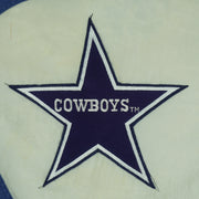 Vintage NFL - Dallas Cowboys Denim Jacket 1990s Large in blue and beige