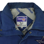 Vintage NFL - Dallas Cowboys Denim Jacket 1990s Large in blue and beige