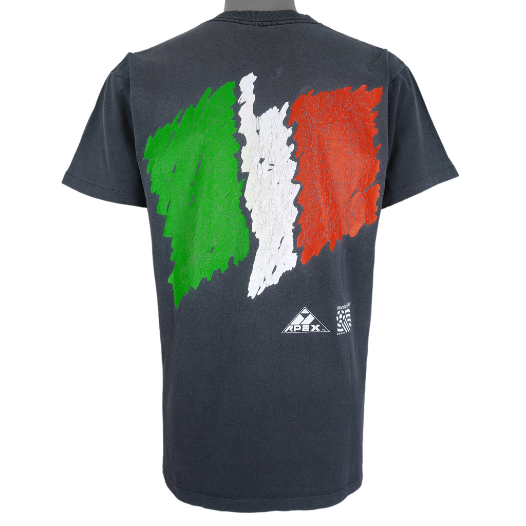 Vintage (Apex One) - World Cup USA Italy Big Logo T-Shirt 1994 Medium Vintage Retro Football
