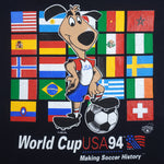 Vintage - World Cup USA 94 Making Soccer History T-Shirt 1994 X-Large Vintage Retro