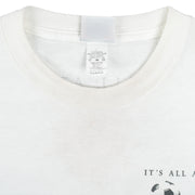Vintage (Coed Sportwear) - It's All About Soccer Spell-Out T-Shirt 1990s X-Large Vintage Retro