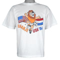 Vintage - Oranje USA Soccer Mascot Single Stitch T-Shirt 1994 Medium Vintage Retro
