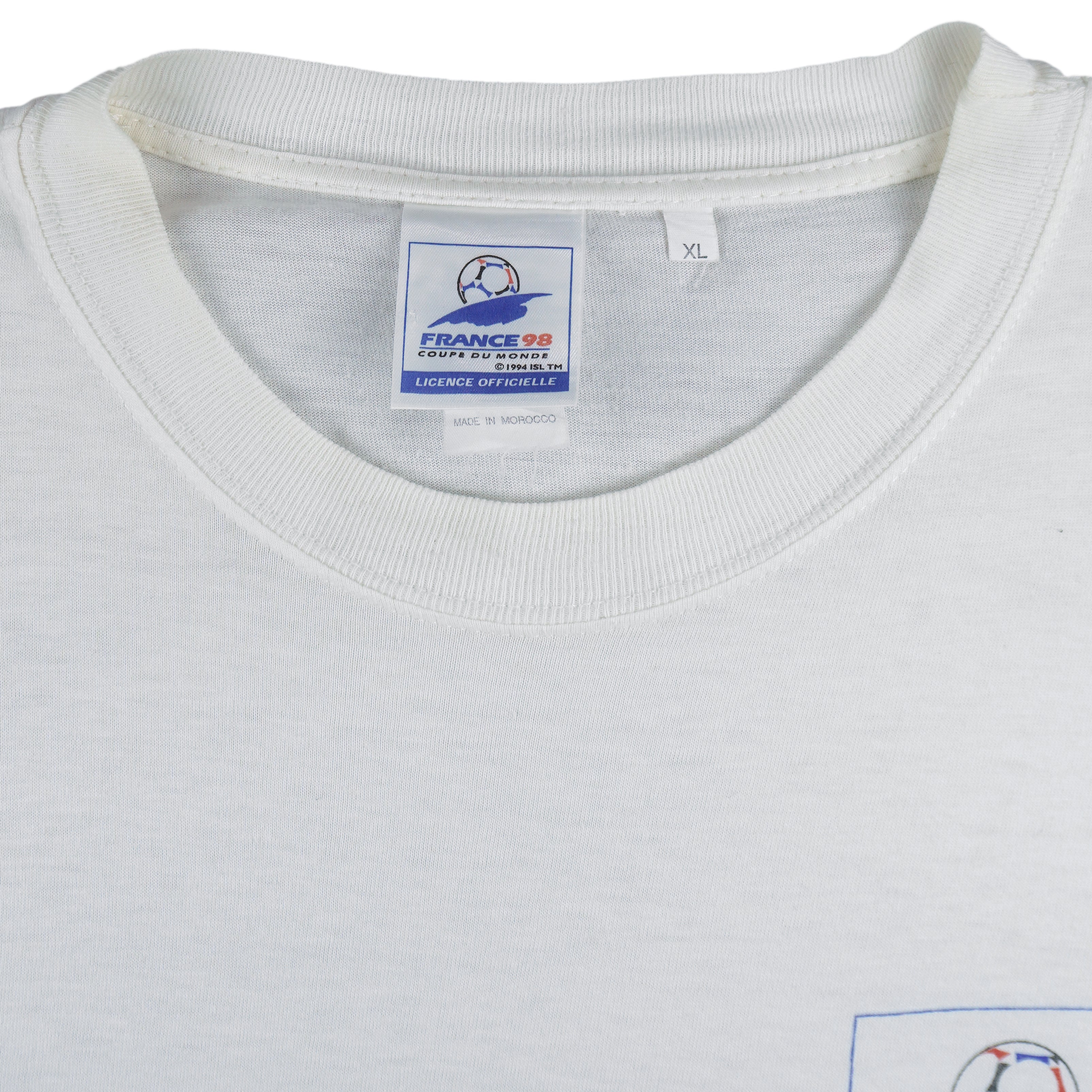 Vintage - World Cup France 98 Spell-Out T-Shirt 1998 X-Large Vintage Retro