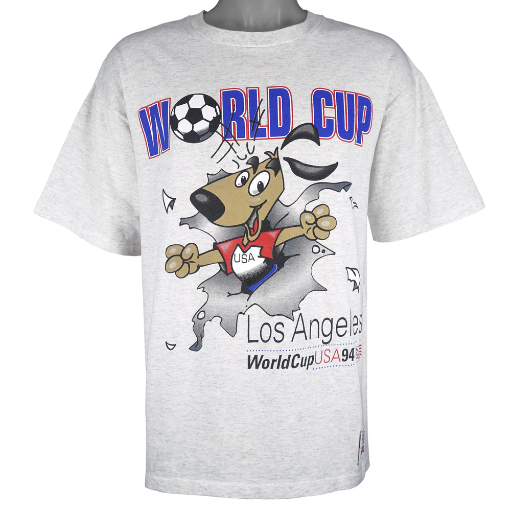 Vintage (Nutmeg) - World Cup Soccer Los Angeles USA T-Shirt 1994 X-Large Vintage Retro