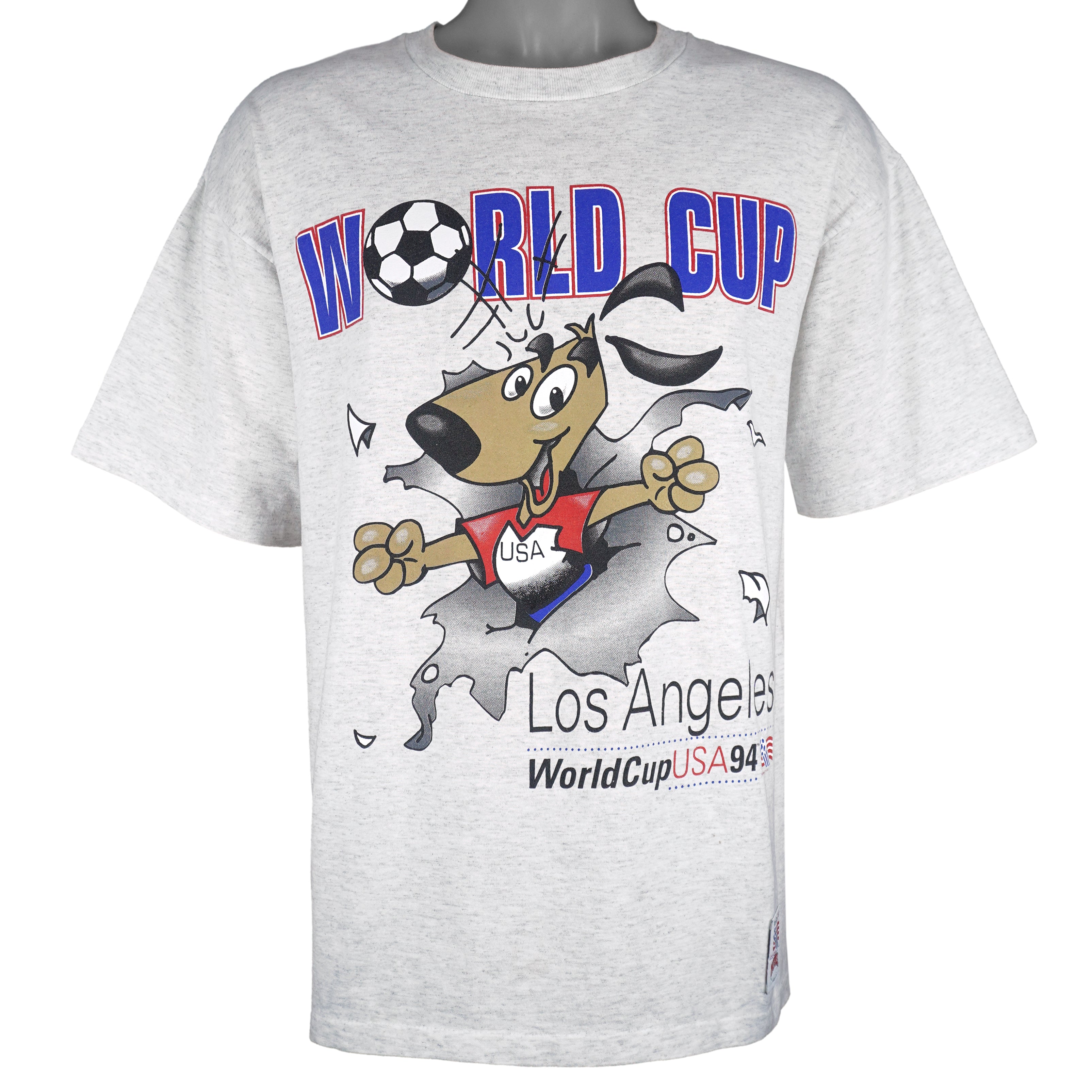 Vintage (Nutmeg) - World Cup Soccer Los Angeles USA T-Shirt 1994 X-Large Vintage Retro