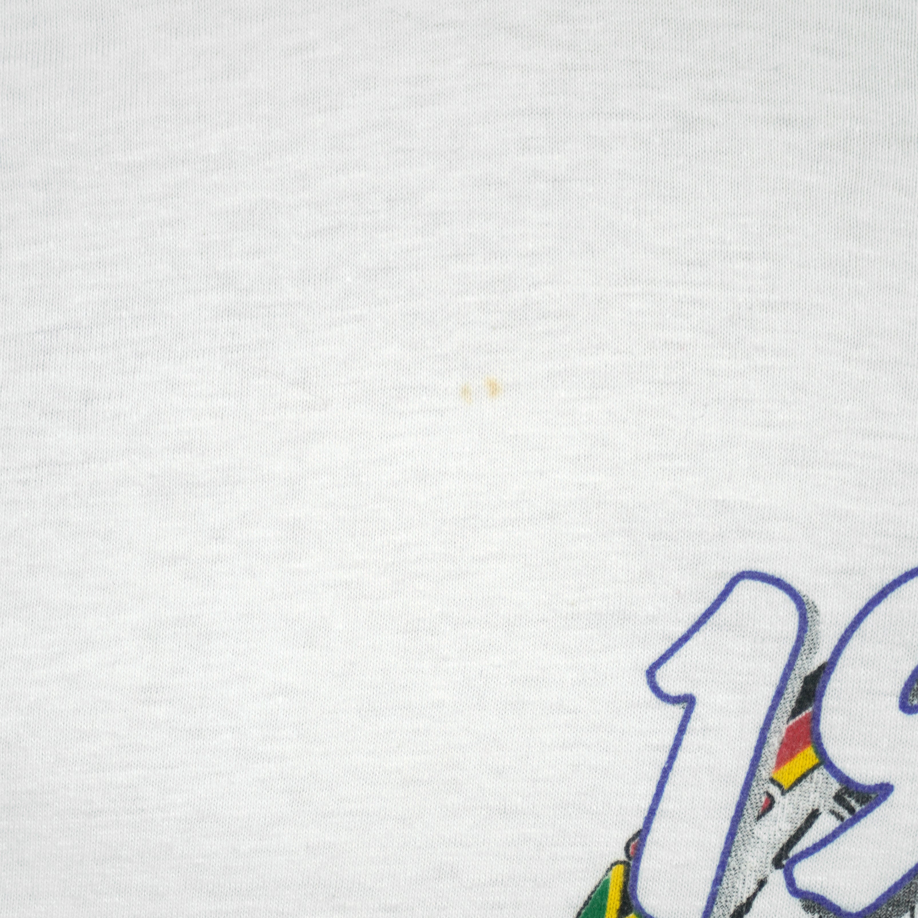 Vintage - Foot Soccer World Cup France Vs Brazil T-Shirt 1998 Large Vintage Retro