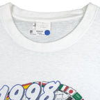 Vintage - Foot Soccer World Cup France Vs Brazil T-Shirt 1998 Large Vintage Retro