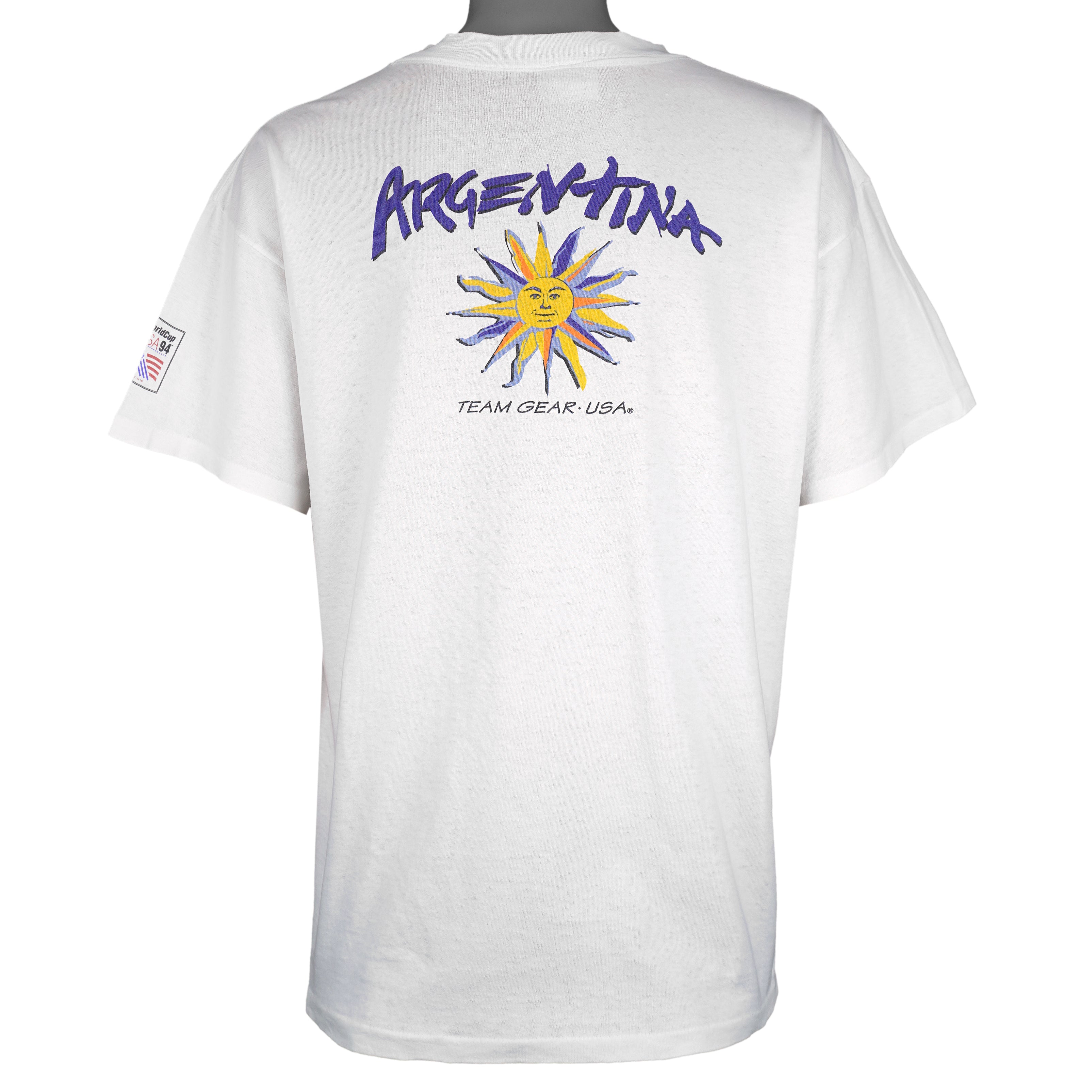 Vintage (Sportis) - Argentina World Cup Spell-Out T-Shirt 1994 X-Large Vintage Retro