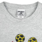 Vintage (Active Stick Wear) - Soccer Is Life Spell-Out T-Shirt 1990s Large Vintage Retro