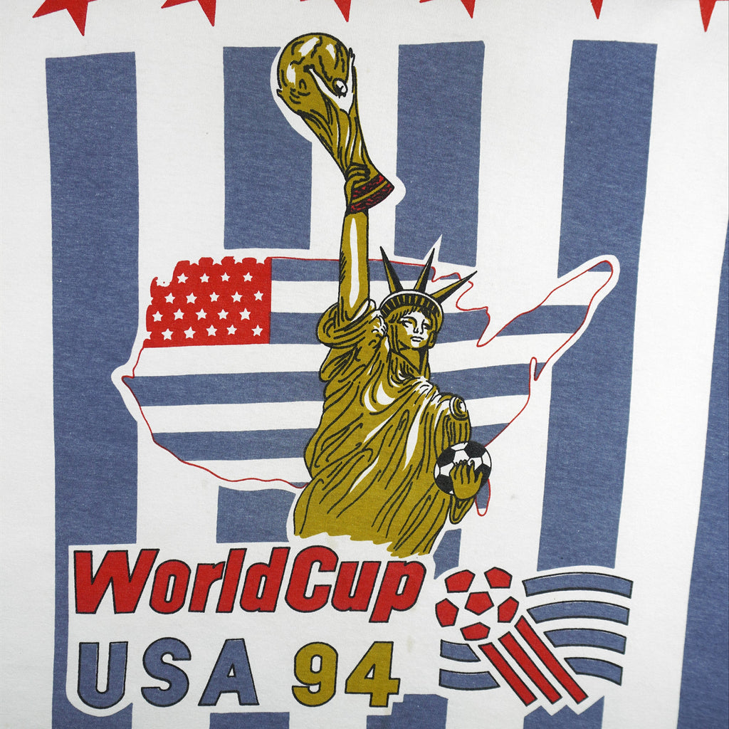 Vintage (Blackbody) - World Cup USA 94 Soccer All Over Print T-Shirt 1994 Large Vintage Retro