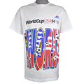 Vintage (Apex One) - World Cup USA 94 Big Spell-Out T-Shirt 1994 Large Vintage Retro