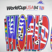 Vintage (Apex One) - World Cup USA 94 Big Spell-Out T-Shirt 1994 Large Vintage Retro