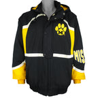 NCAA (Logo Athletic) - Missouri Tigers Embroidered Hooded Windbreaker 1990s Large