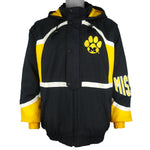 NCAA (Logo Athletic) - Missouri Tigers Embroidered Hooded Windbreaker 1990s Large
