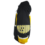 NCAA (Logo Athletic) - Missouri Tigers Embroidered Hooded Windbreaker 1990s Large