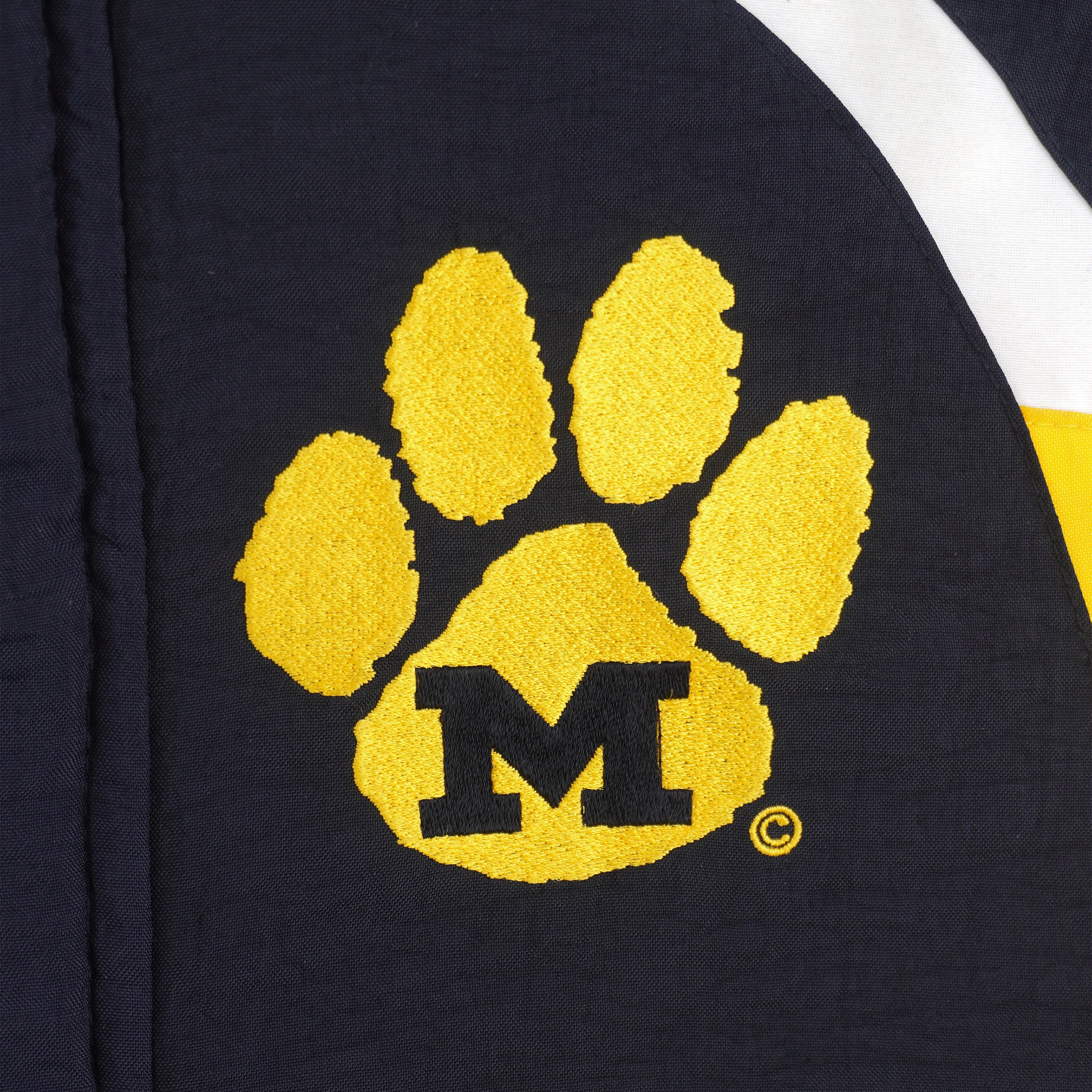 NCAA (Logo Athletic) - Missouri Tigers Embroidered Hooded Windbreaker 1990s Large