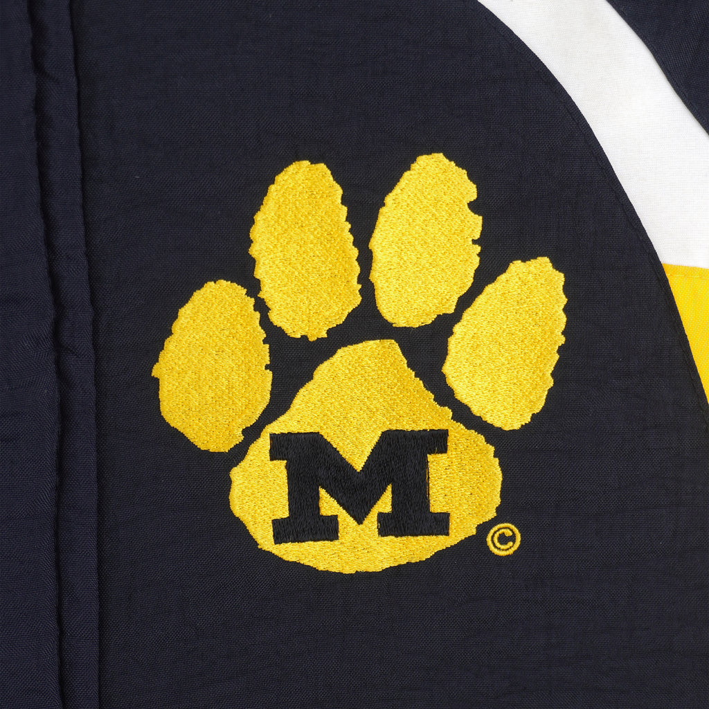 NCAA (Logo Athletic) - Missouri Tigers Embroidered Hooded Windbreaker 1990s Large