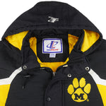 NCAA (Logo Athletic) - Missouri Tigers Embroidered Hooded Windbreaker 1990s Large
