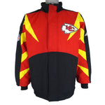 NFL (Apex One) - Kansas City Chiefs Pro-Line Puffer Jacket 1990s Medium Vintage Retro Football