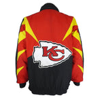 NFL (Apex One) - Kansas City Chiefs Pro-Line Puffer Jacket 1990s Medium Vintage Retro Football