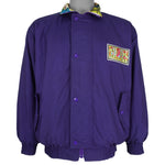 Vintage - Dolfin Zip-Up Reversible Jacket 1990s Medium Vintage Retro