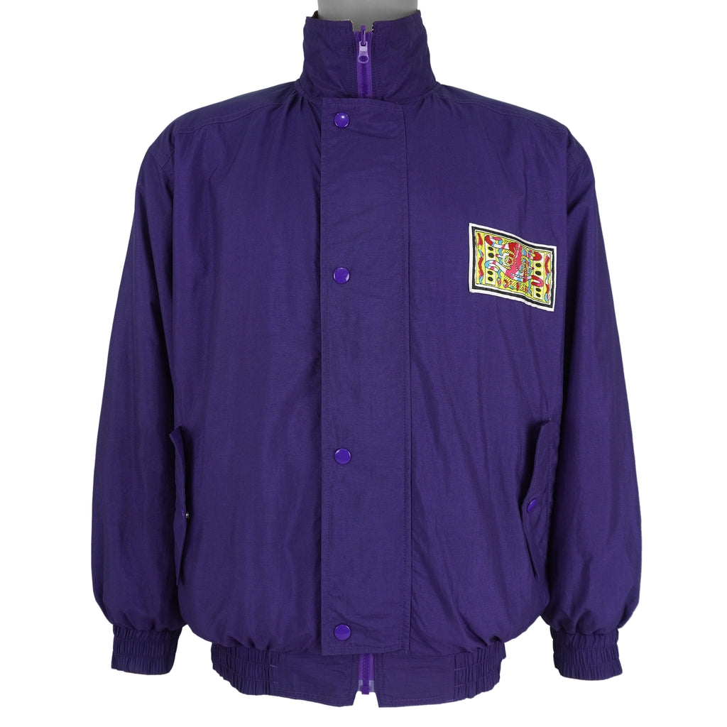 Vintage - Dolfin Zip-Up Reversible Jacket 1990s Medium Vintage Retro