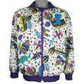 Vintage - Dolfin Zip-Up Reversible Jacket 1990s Medium Vintage Retro