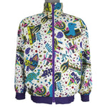 Vintage - Dolfin Zip-Up Reversible Jacket 1990s Medium Vintage Retro