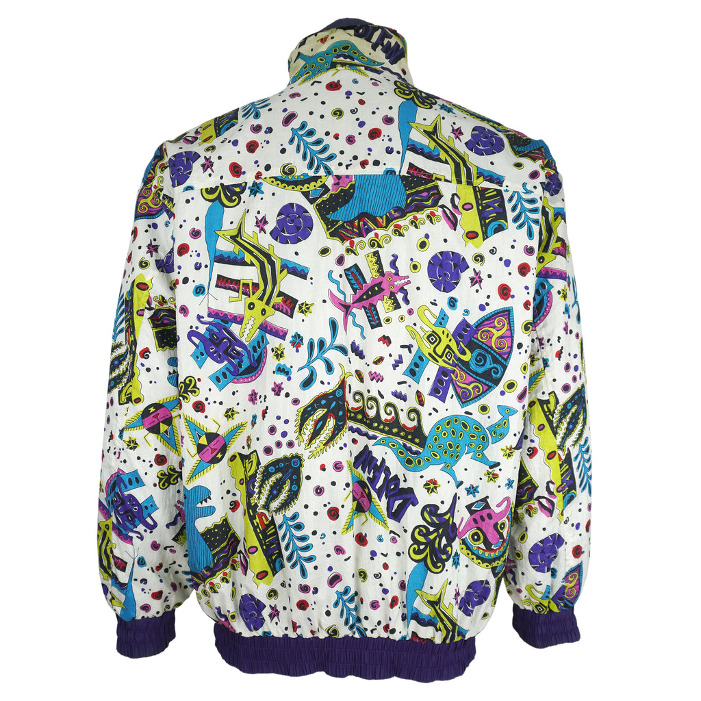 Vintage - Dolfin Zip-Up Reversible Jacket 1990s Medium Vintage Retro