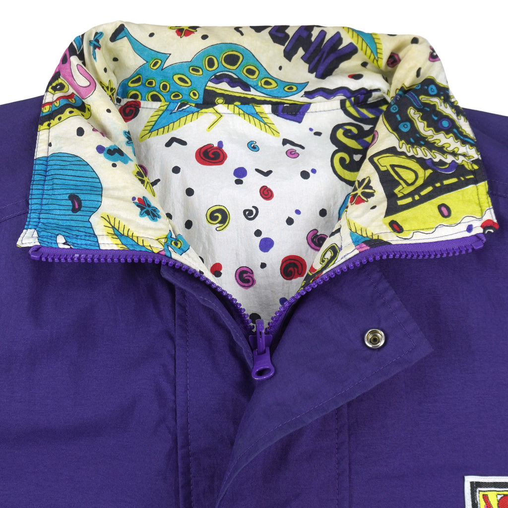 Vintage - Dolfin Zip-Up Reversible Jacket 1990s Medium Vintage Retro