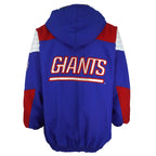 Starter - New York Giants Embroidered Hooded Windbreaker 1990s X-Large Vintage Retro Football