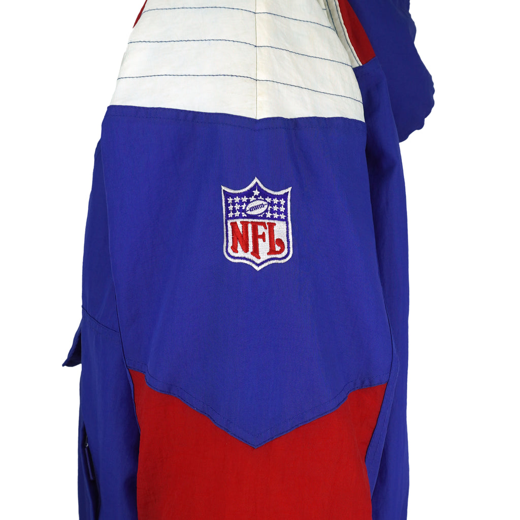 Starter - New York Giants Embroidered Hooded Windbreaker 1990s X-Large Vintage Retro Football