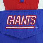 Starter - New York Giants Embroidered Hooded Windbreaker 1990s X-Large Vintage Retro Football