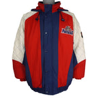 Starter (NHL) - Florida Panthers Embroidered Hooded Puffer Jacket 1990s X-Large Vintage Retro Hocke