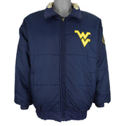 NCAA (Pro Player) - West Virginia Reversable Jacket 1990s Medium Vintage Retro