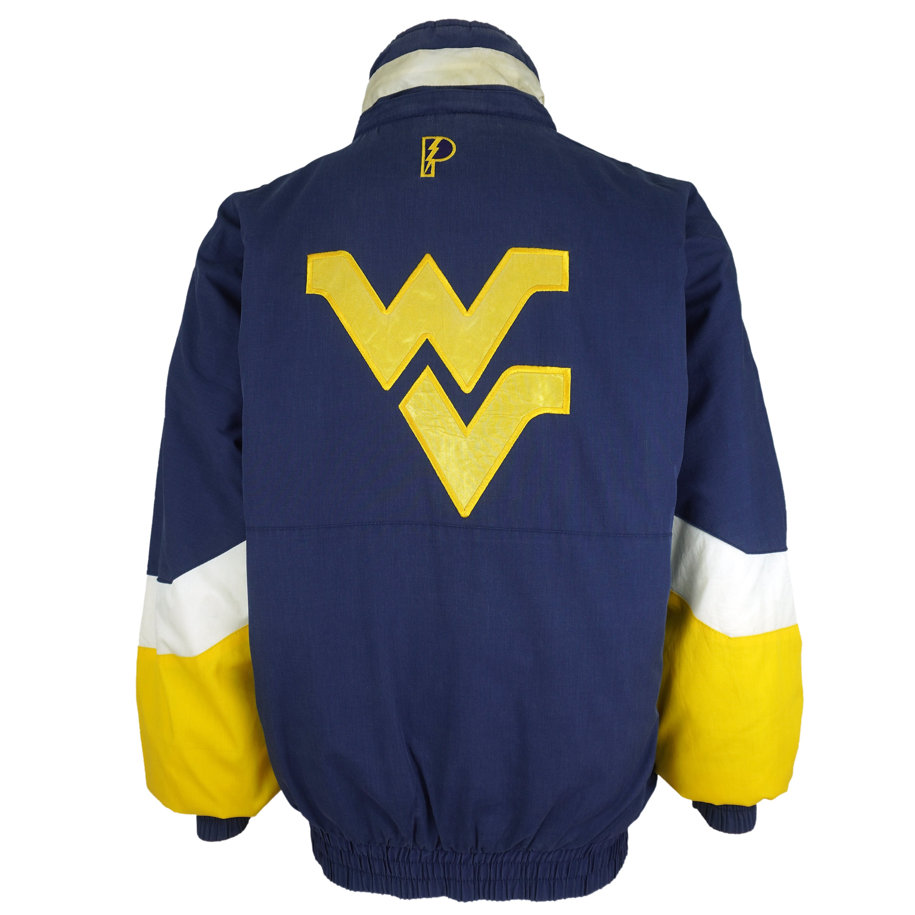 NCAA (Pro Player) - West Virginia Reversable Jacket 1990s Medium Vintage Retro