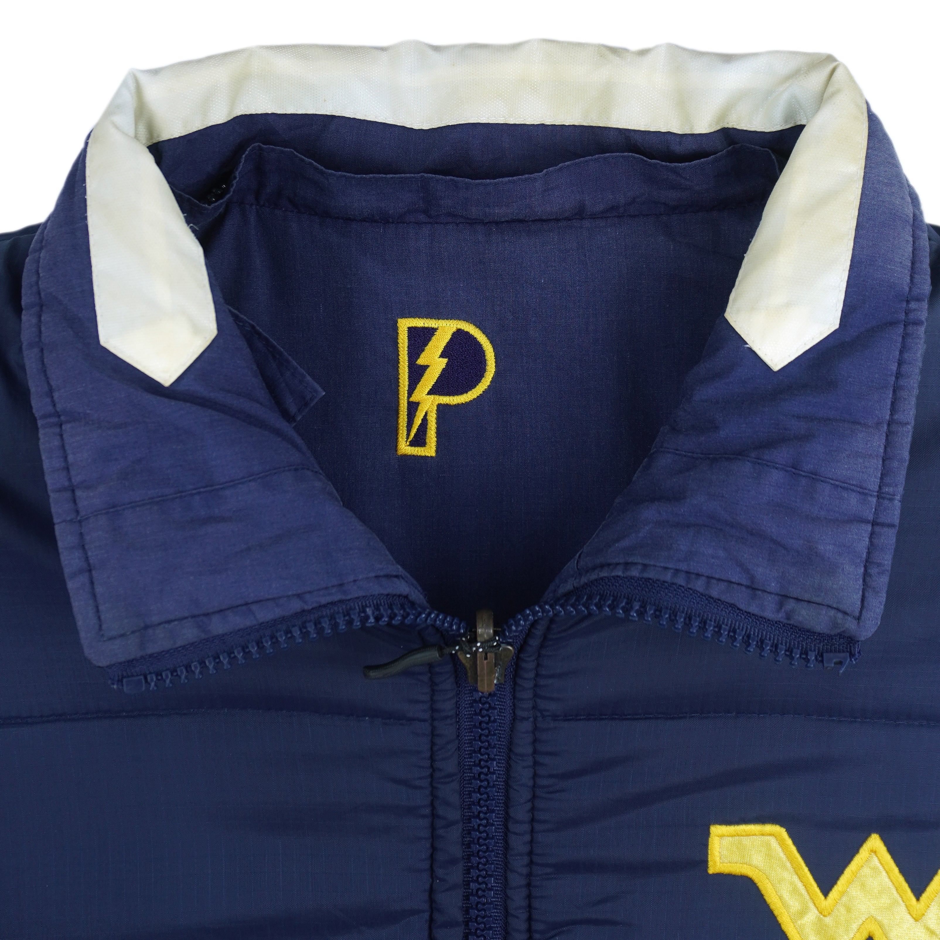 NCAA (Pro Player) - West Virginia Reversable Jacket 1990s Medium Vintage Retro