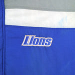 Reebok - Detroit Lions Pullover Hooded Windbreaker 1990s Large Vintage Retro Football