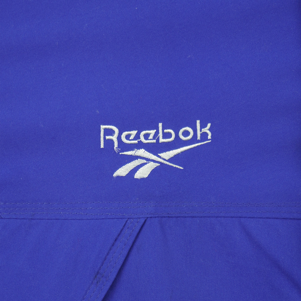 Reebok (Pro Line) - Detroit Lions Long Puffer Jacket 1990s X-Large Vintage Retro Football